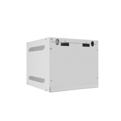 6. LANBERG WALL-MOUNTED RACK CABINET 10" 4U 280X310 GRAY, METAL DOORS (FLAT PACK) WF10-2304-00S