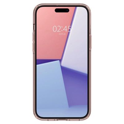 6. Spigen Crystal Flex iPhone 15 Plus Case - Pink/Transparent