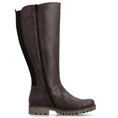 2. Rieker 78554-25 waterproof, insulated, brown rubber boots