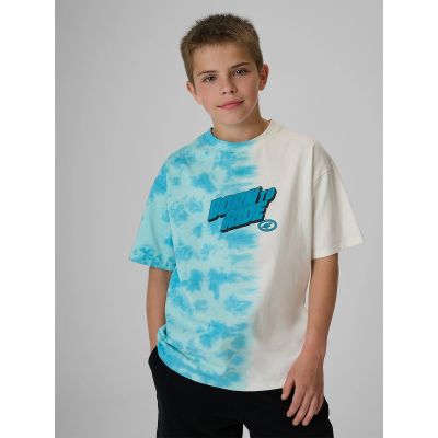 Boy's cotton T-shirt 4F 4FJRSS26TTSHM4168-90A