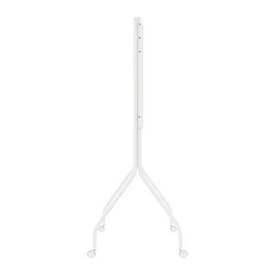 5. MACLEAN TV STAND / TROLLEY FOR MACLEAN TV, ON WHEELS, 37-80", MAX. LOAD 50KG, MAX. VESA 600X400, WHITE, MC-180