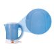 5. ELDOM C190 LINO 0.6 L 550W BLUE TOURIST KETTLE + TWO CUPS, TWO SPOONS