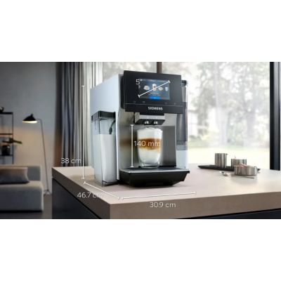 3. Siemens TQ715R03 EQ700 espresso machine (silver; 19 bar)
