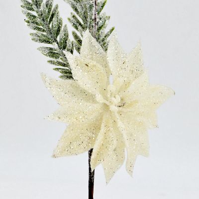 3. DECORATIVE BRANCH 23 CM SILVER