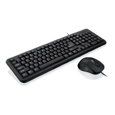 Keyboard + mouse set IBOX OFFICE KIT II KEYBOARD AND OPTICAL MOUSE USB IKMOC2005070U (USB 2.0; (US); black; optical)