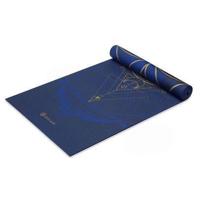3. Gaiam Sun and Moon double-sided yoga mat 6mm 63419