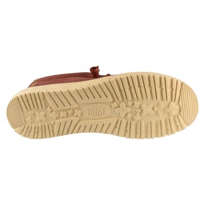 4. Hey Dude Wally Stretch Canvas 40700-7BH Red 41