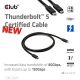 3. CLUB3D CAC-2501 Thunderbolt Cable 1m 120 Gbit/s Black