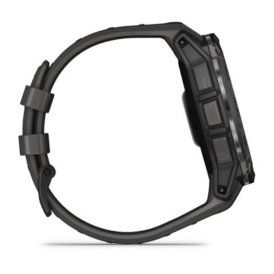 4. Garmin Instinct 3 – 50 mm AMOLED Black met charcoal band watch