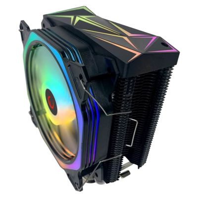 3. Rampage OCTAGONC50-BLACK CPU Cooler LGA1700/AM5 1800RPM 120mm ARGB PWM Fan