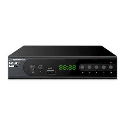 12. ESPERANZA DVB-T2 TUNER H.265/HEVC EV106P