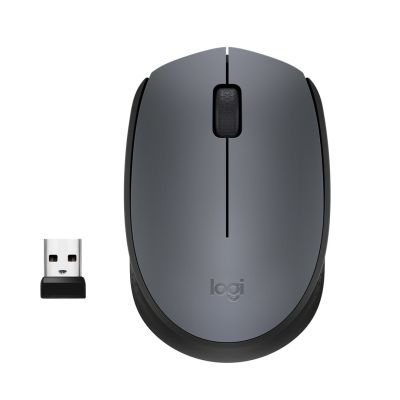 Logitech M170 Mouse 910-004642 (optical; 1000 DPI; gray; )