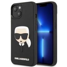 Karl Lagerfeld 3D Rubber Karl`s Head Case for iPhone 13 / 14 / 15 - Black