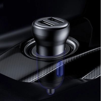 4. Wireless Bluetooth FM transmitter with charger Baseus S-16 (Overseas edition) - black