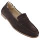 2. Women's brown suede leather moccasins Vinceza 18122