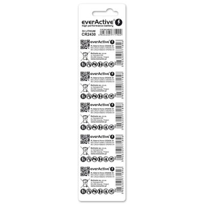 2. EVERACTIVE CR2430 LITHIUM BATTERIES BLISTER 5 PCS CR24305BL