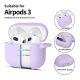 2. Tech-Protect Silicone Hook Case for Apple AirPods 3 - Purple