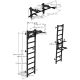 48. GYMNASTIC LAMBER WITH ADJUSTABLE METAL BAR 731W BENCHK