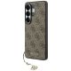 2. Guess 4G Classic Logo Charm MagSafe Case for Samsung Galaxy S26 Ultra - Brown