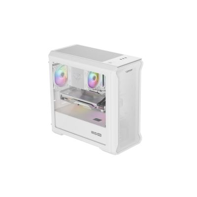 4. GENESIS Irid 503 Mini Tower Transparent, White
