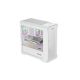 4. GENESIS Irid 503 Mini Tower Transparent, White