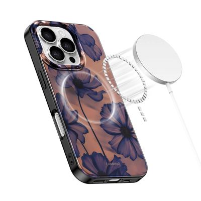 5. Tech-Protect Lamano MagSafe case for iPhone 16 Pro Max - brown-purple