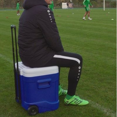 5. Sports cooler on wheels 55 liters 100827