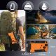 42. Extralink Solar Emergency Radio with Crank Dynamo Powerbank 4000mAh with SOS Flashlight SR-4000 Portable Analog Black, Orange