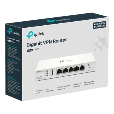 6. TP-Link Festa FR205 router 10 Gigabit Ethernet, 100 Gigabit Ethernet, Gigabit Ethernet White