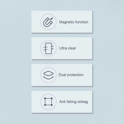 10. Nillkin Nature Pro Magnetic Case iPhone 14 Pro magnetic case MagSafe blue