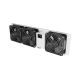 5. LANBERG VERTICAL VENTILATION PANEL 3U 19" FOR RACK CABINETS THREE FANS 230V GRAY