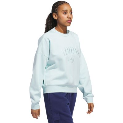 4. Women's adidas Cozy Sweatshirt Mint JM1792