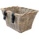 12. WICKER FRONT BICYCLE BASKET 39X30X24CM XQMAX