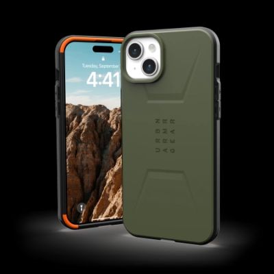 2. UAG Civilian MagSafe case for iPhone 15 Plus - green