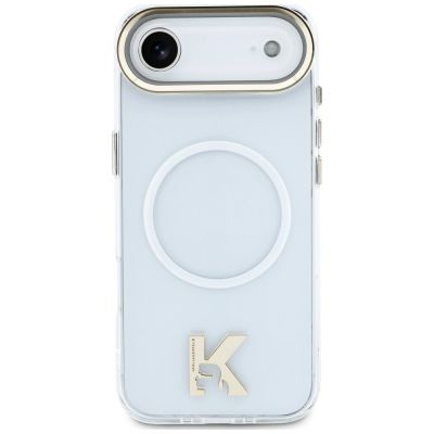 4. Karl Lagerfeld IML K Head Logo MagSafe Case for iPhone Air - Clear