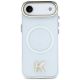 4. Karl Lagerfeld IML K Head Logo MagSafe Case for iPhone Air - Clear