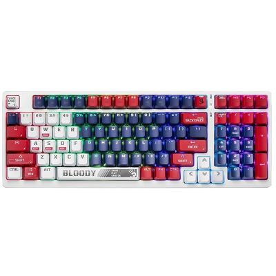 A4TECH BLOODY S98 USB Sports Navy Mechanical Keyboard (BLMS Red Plus Switches)
