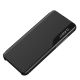 3. Eco Leather View Case, an elegant case with a flap and stand for iPhone 16e / 17e - black