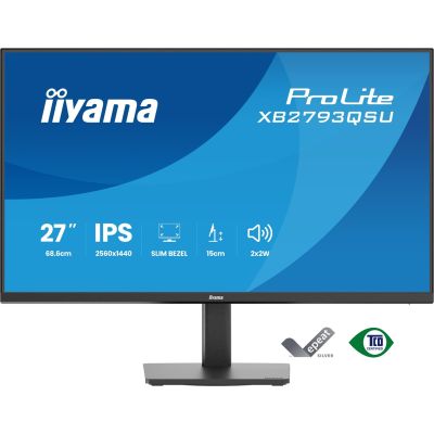22. iiyama ProLite XB2793QSU-B1 computer monitor 68.6 cm (27") 2560 x 1440 px Quad HD LED Black