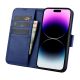 3. iCarer Wallet Case 2in1 Cover iPhone 14 Pro Max Leather Flip Case Anti-RFID Blue (WMI14220728-BU)