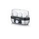 Severin EK 3163 3 Eggs. Black, Stainless Steel, Transparent