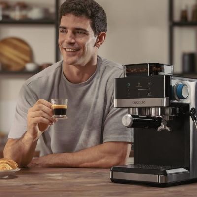 8. Cecotec Power Espresso 20 Grind Semi-Automatic Espresso Machine 1.7 L