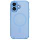 3. Tech-Protect MagPeak MagSafe CC Case for iPhone 17 – Matte Blue