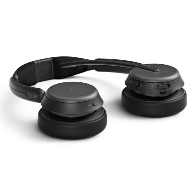 4. EPOS IMPACT 1061 ANC Wireless Headset Headband Office/Call Center Bluetooth Charging Base Black