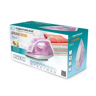 9. Esperanza TULLE EHI004 steam iron (2400W; white)