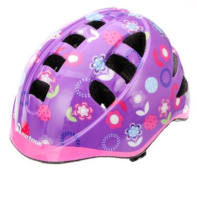 Meteor MA-2 flower Junior bicycle helmet 23956