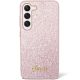 2. Guess Glitter Script Case for Samsung Galaxy S23+ - Pink
