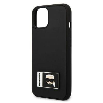 6. Karl Lagerfeld Ikonik Patch Case for iPhone 13 - Black