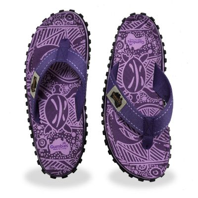 13. Gumbies Islander Flip-Flops Unisex Purple Signature Flip-Flops GU-FFISL151