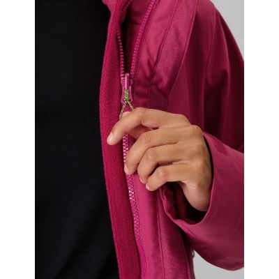 9. Women's trekking jacket 3 in 1 membrane 10000 4F 4FRAW26TTJAF1368-54S
